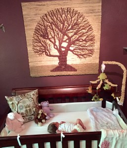 Seeing her room for the first time